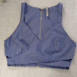 Striped crop top
